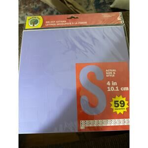 Teaching Tree Die Cut paper Letters Purple 59 pieces bulletin boards school